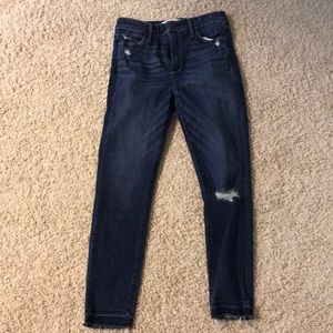 Abercrombie and Fitch ripped jeans